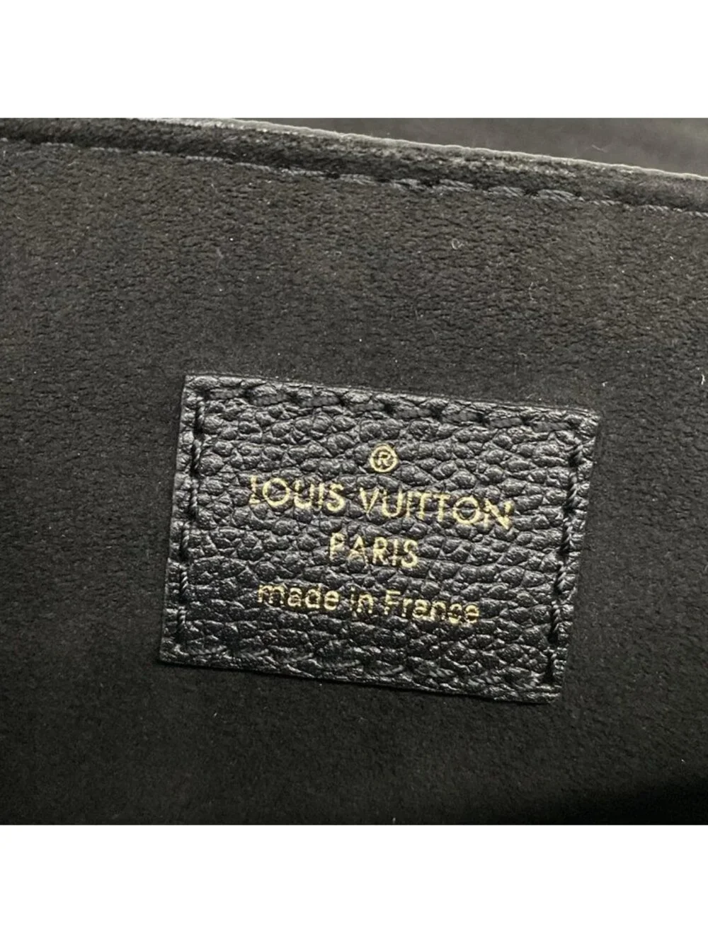 Louis Vuitton Backpack Monogram Empreinte Tiny Noir Leather Cowhide